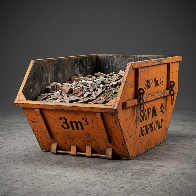 Caçamba de Entulho 3m3